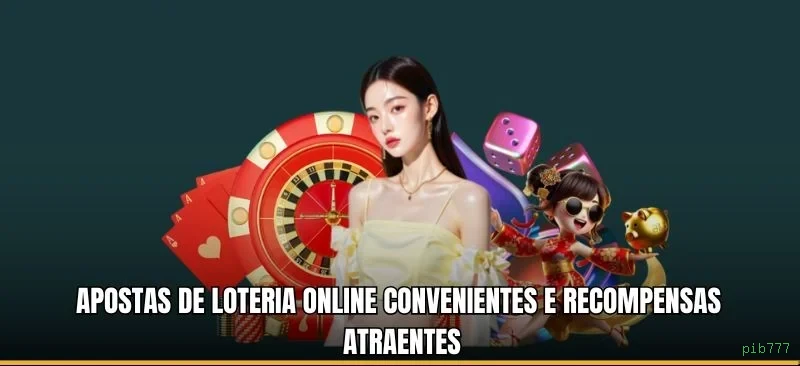 Imagem promocional dos jogos de lottery da pib777
